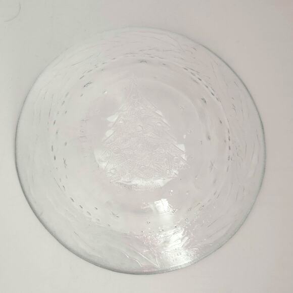 Set of 7 Vintage Arcoroc Holly Tree Tannenbaum Embossed Glass Christmas Bowls - Picture 10 of 12